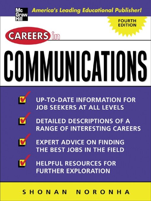 Title details for Careers in Communications by Shonan Noronha - Available